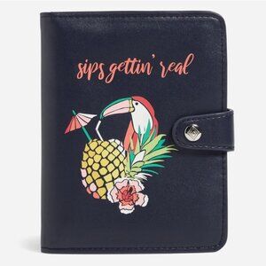 Vera Bradley Passport Cover in Toucan Party Pineapple Print NWT